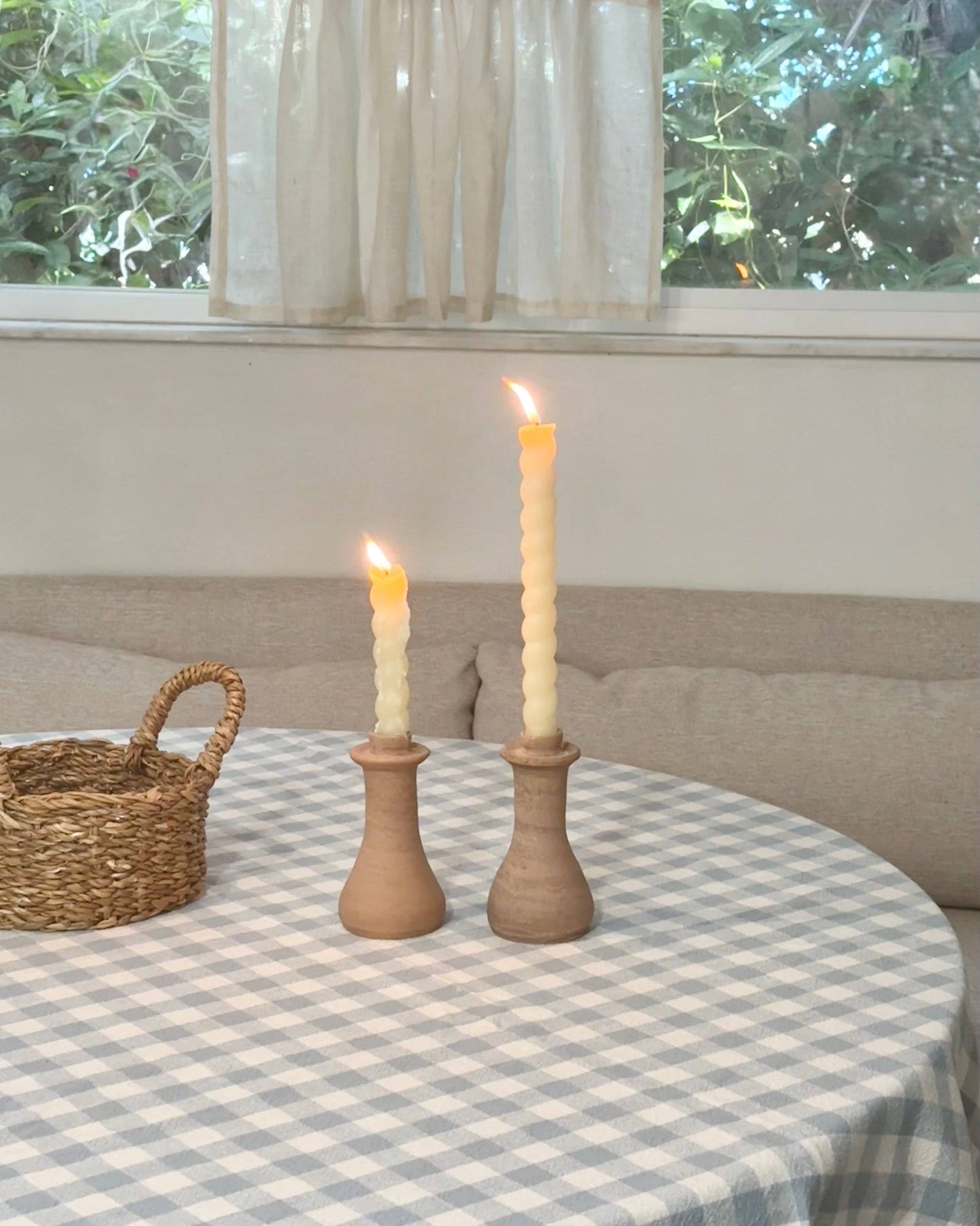 Terracotta Candle Holder