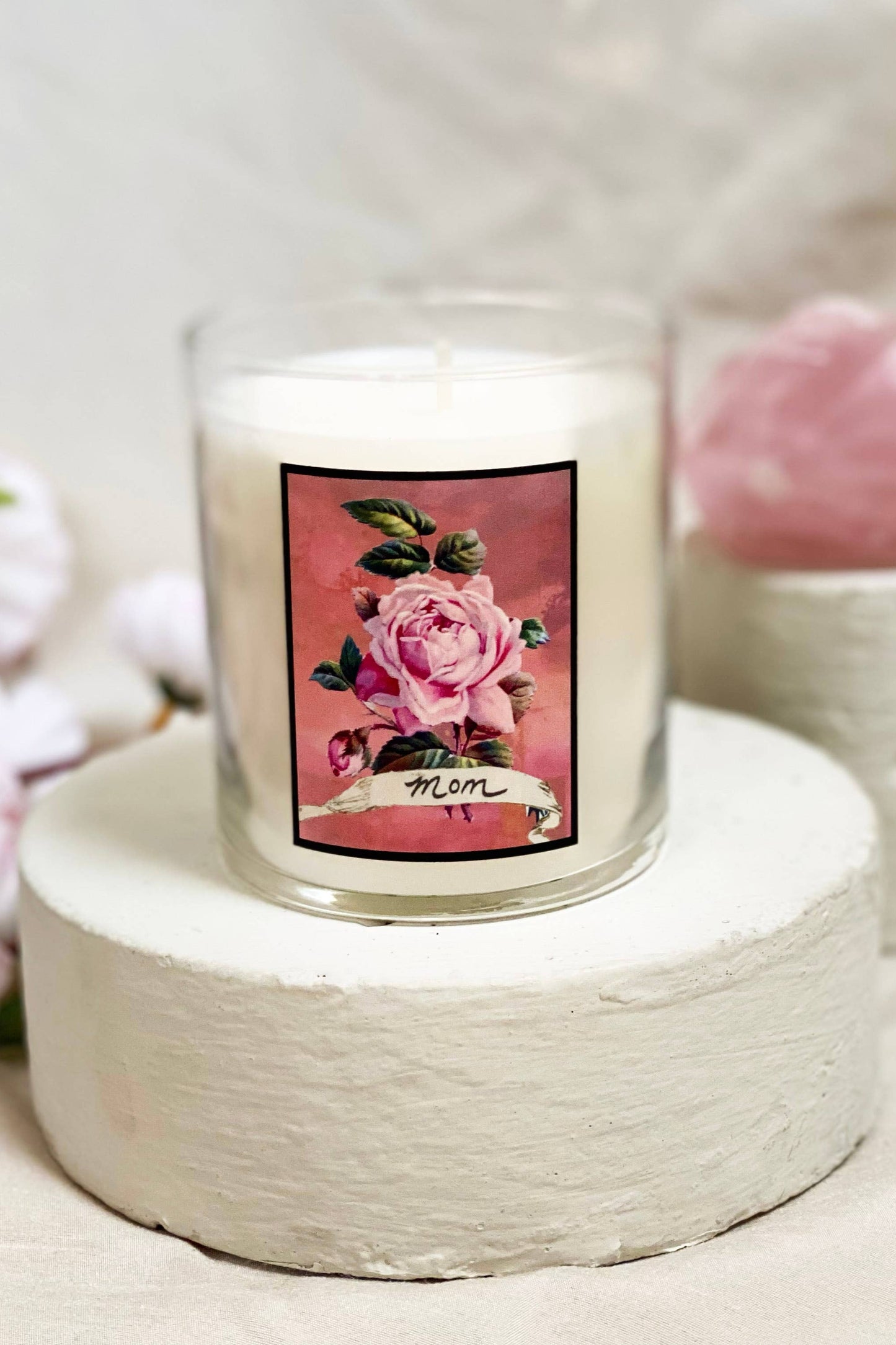 "All Moms Love a Rose" Candle 