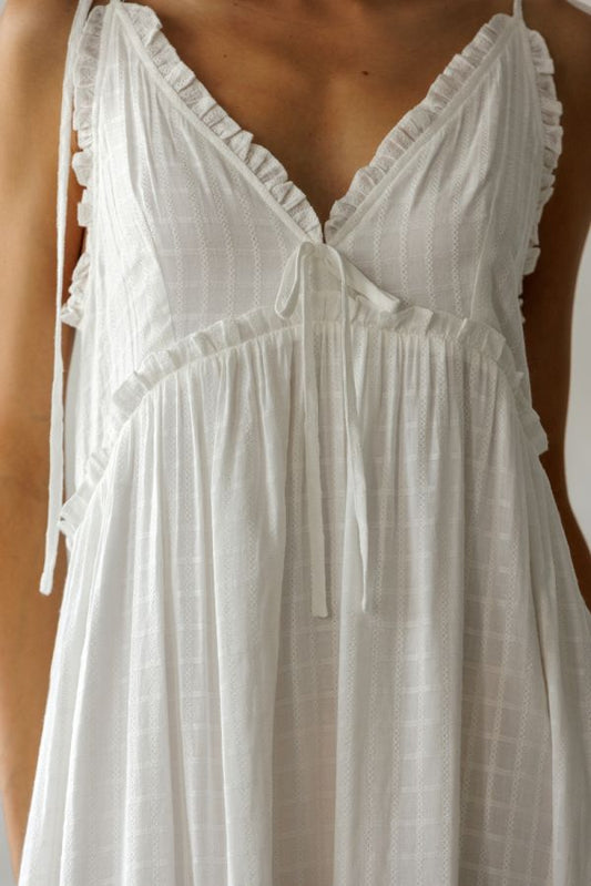 Seaside Cotton Midi Dress