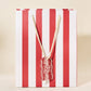 Red Stripe Gift Bag | Medium