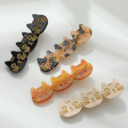 Three's Company Cat Barrette | Assorted