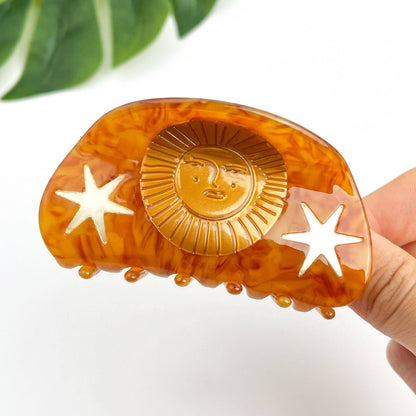 Sun + Stars Hair Claw