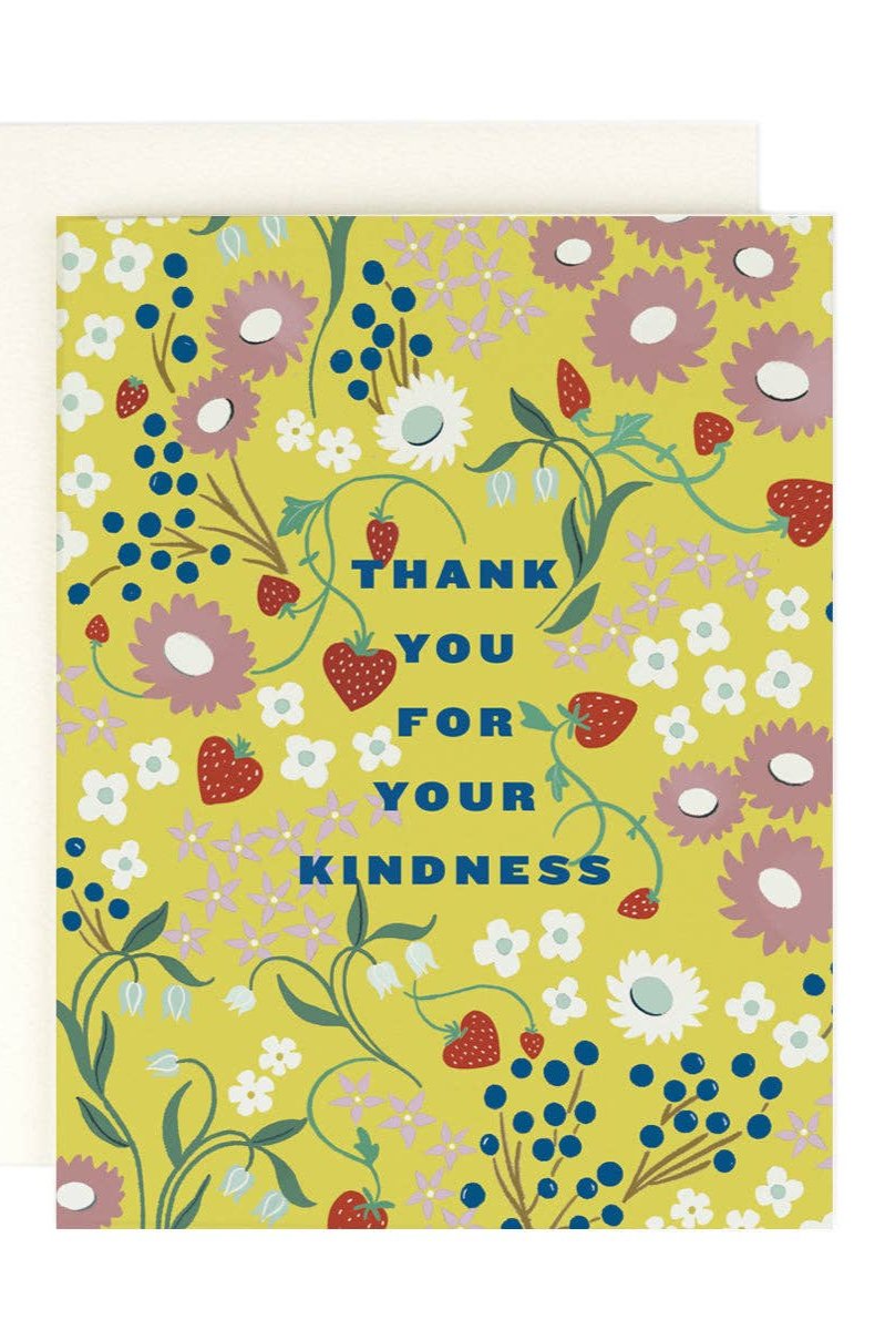 Thank You For Your Kindness Card