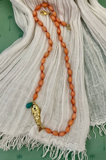 Coral Necklace | 18"