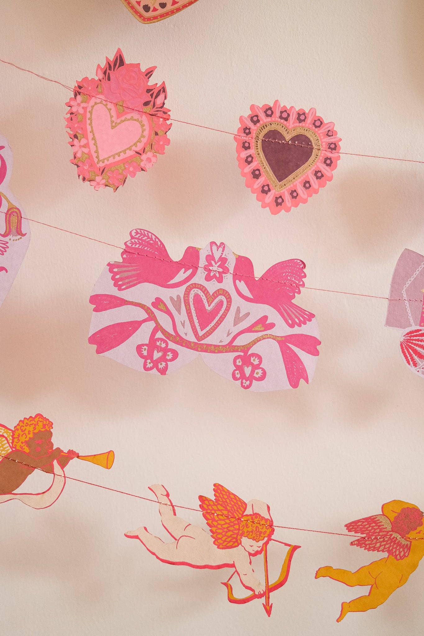 Love Birds Sewn Garland