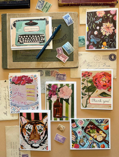 Dahlia Dreams Greeting Card