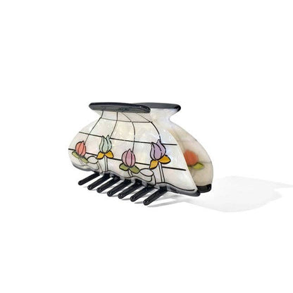 Flower Garden Lamp Hair Claw