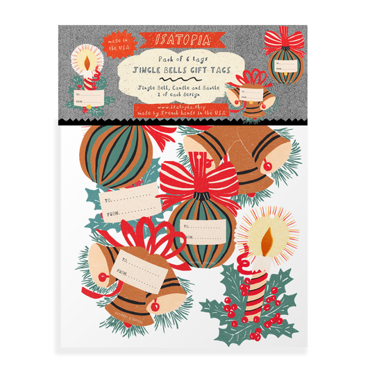 Jingle Bells Gift Tags | Pack of 6