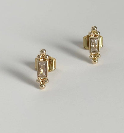Somewhere Golden Stud Earrings