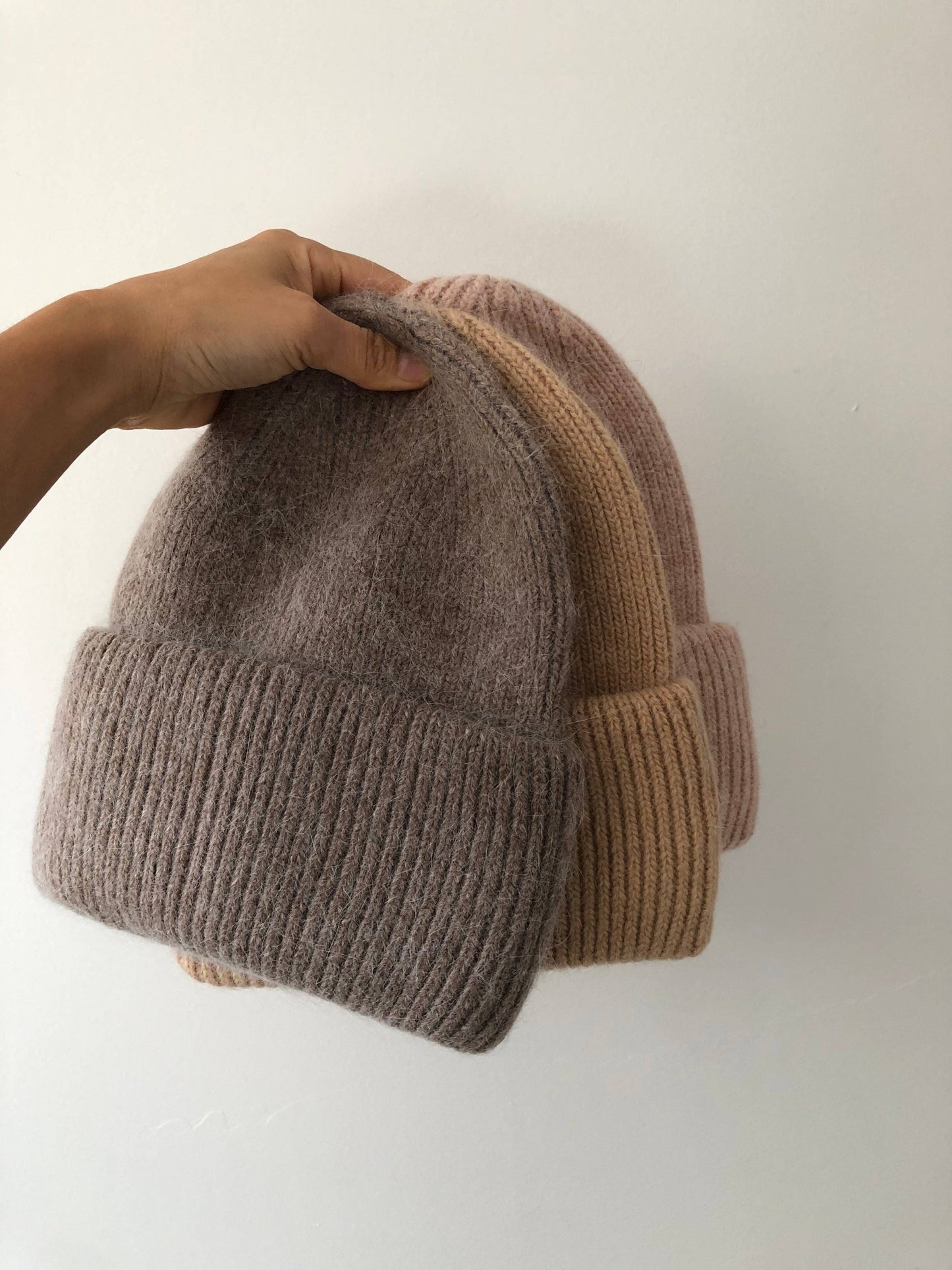 Royal Angora Beanie | Oat