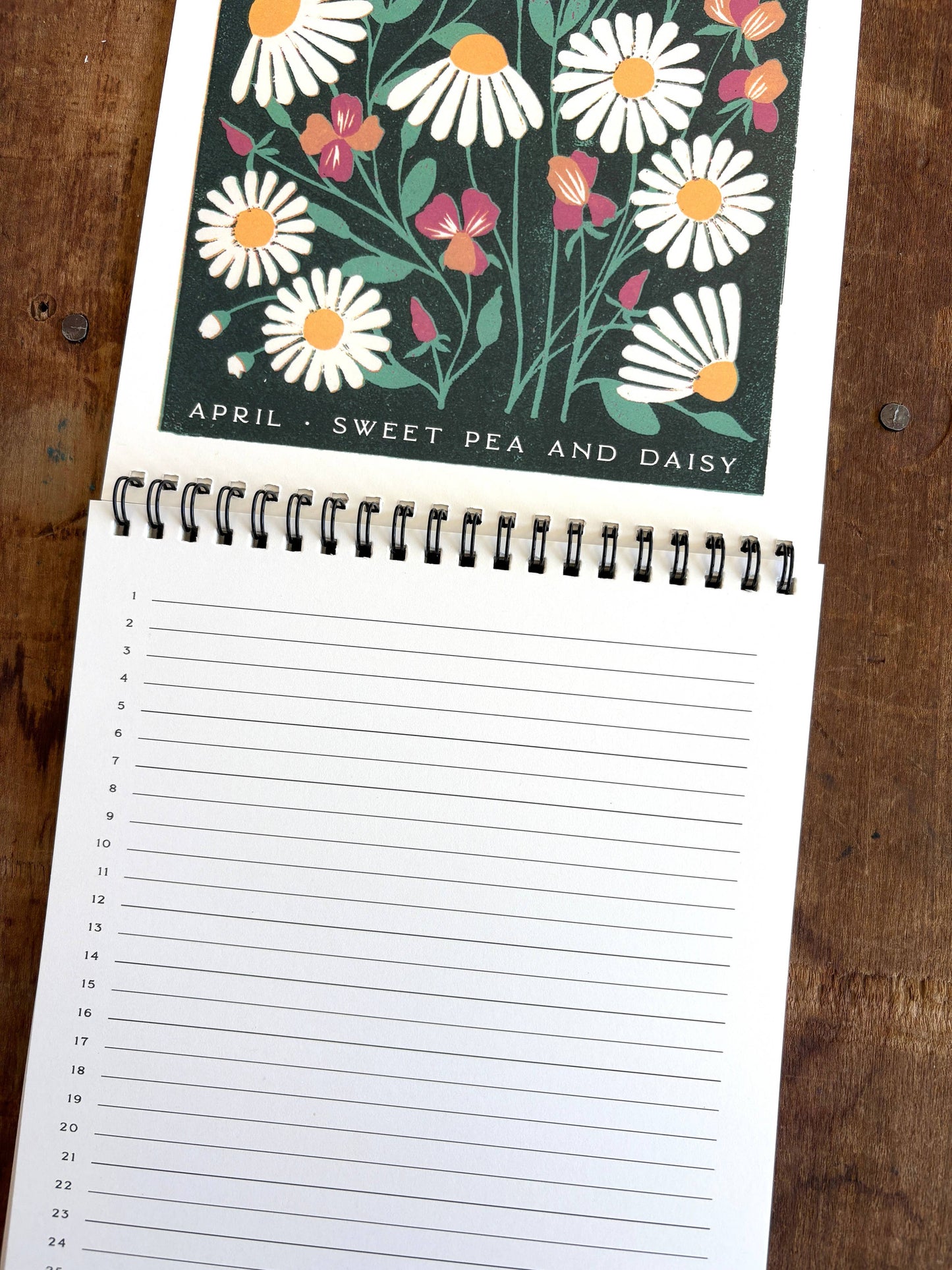 Perpetual Birth Month Calendar