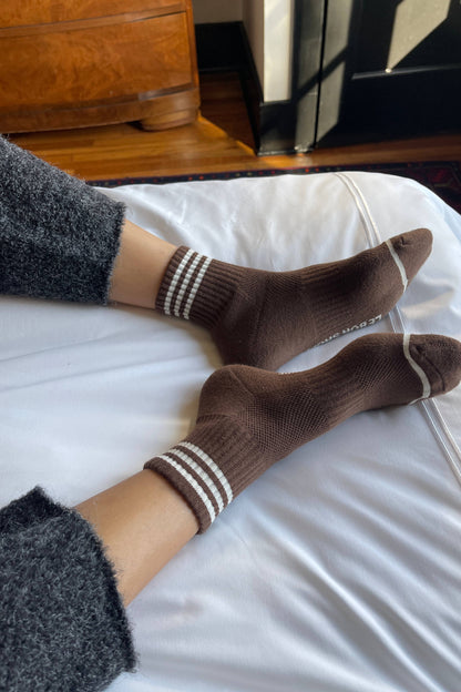 Girlfriend Socks | Mahogany