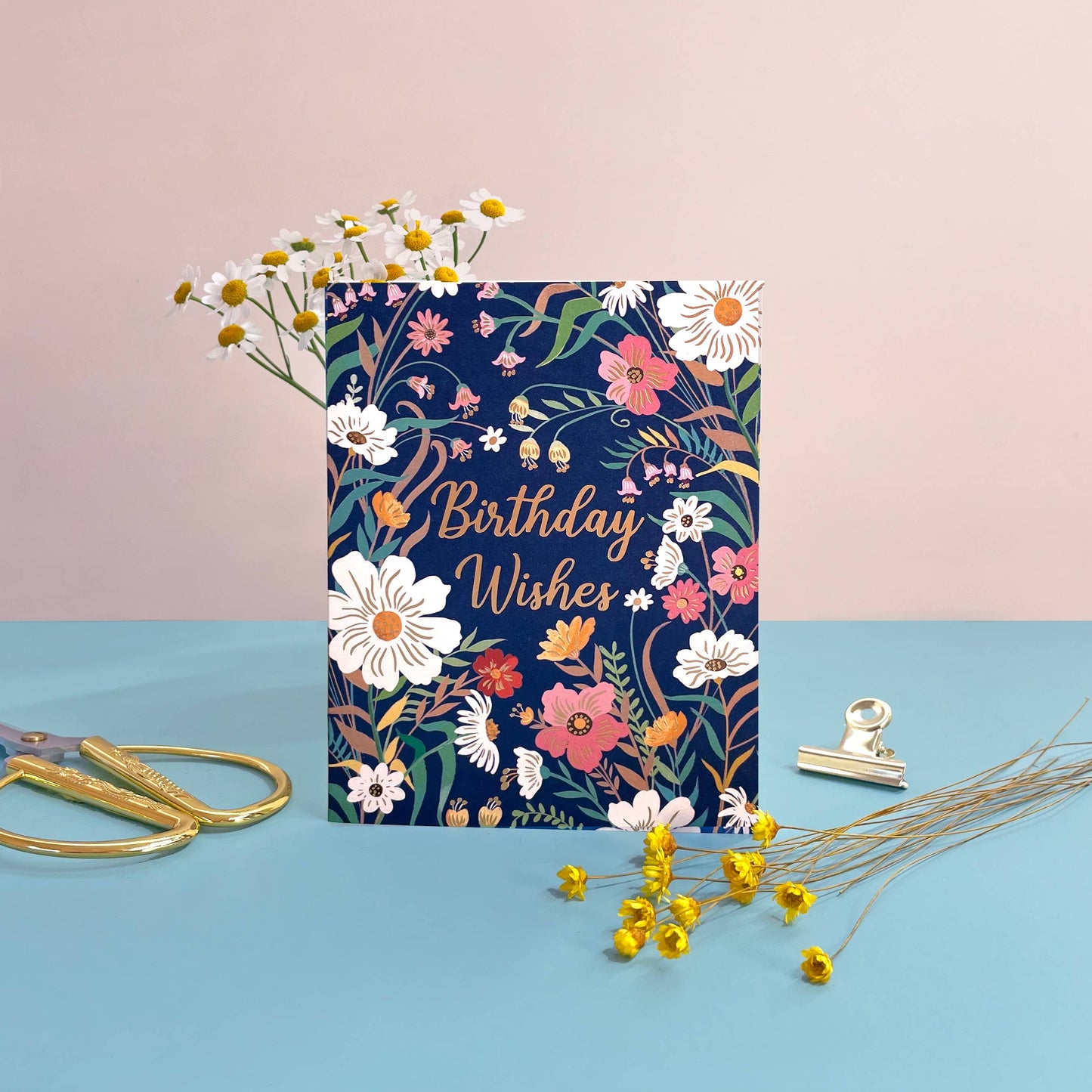 Wildflowers Birthday Card