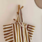 Elisa Tote | Caramel + Ecru