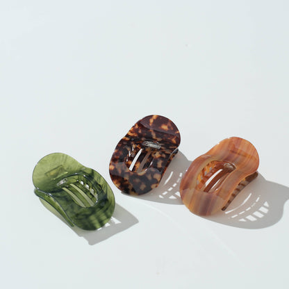 Oval Flat Hair Claw | Assorted