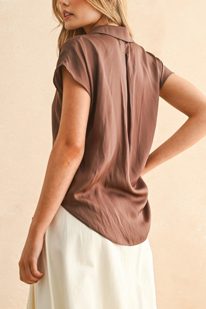 Sleeveless Button Up | Bean