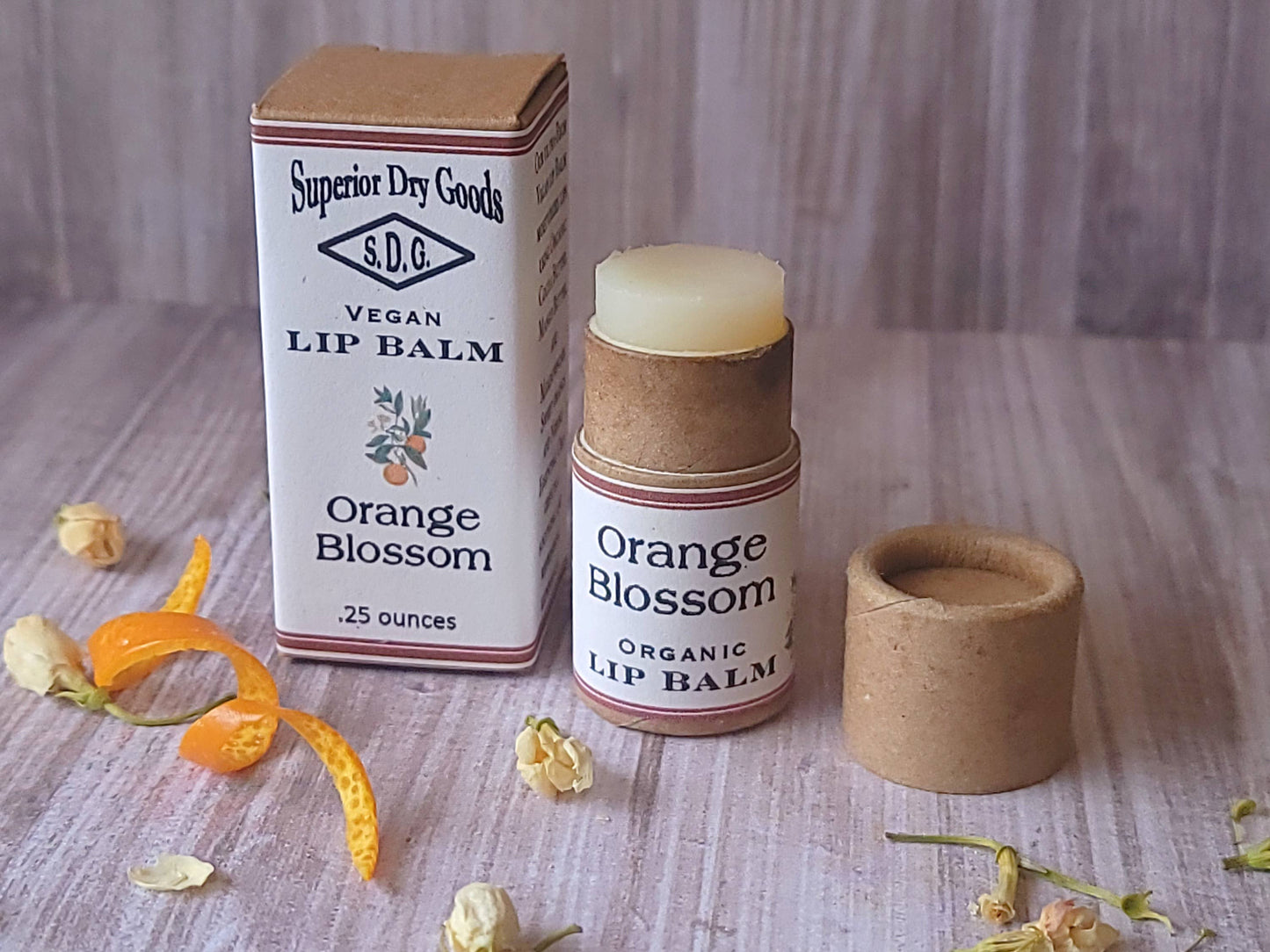 Orange Blossom Lip Balm | Paperboard Tube