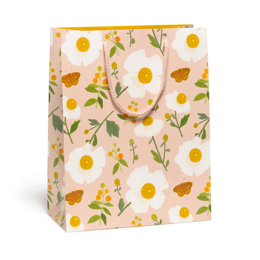 White Poppies Gift Bag | Large