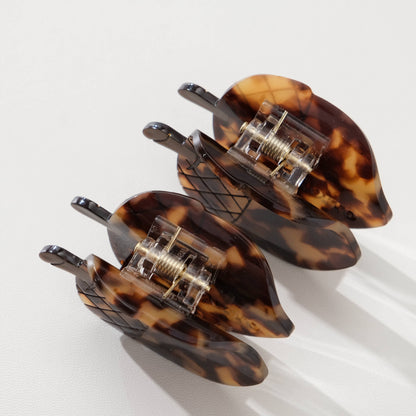 Tortoise Acorn Hair Claw