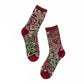 Serpentine Floral Sheer Socks