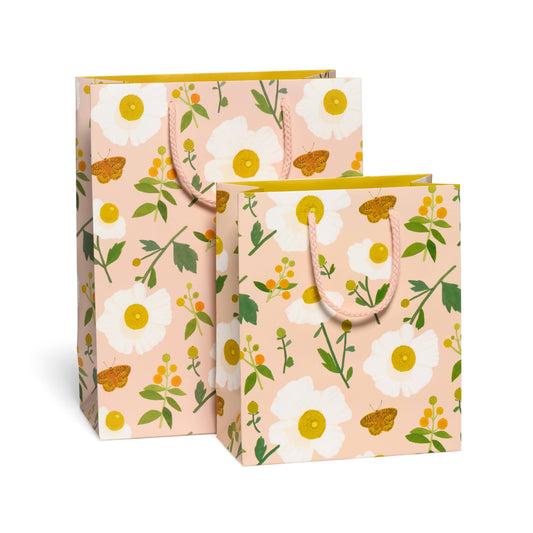 White Poppies Gift Bag | Large