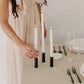 Beeswax Dipped Candles | Natural White