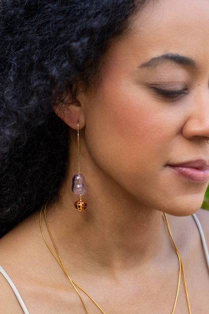 Lennox Dangle Earring | Lilac