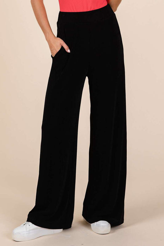 Slinky Knit Straight Leg Pant