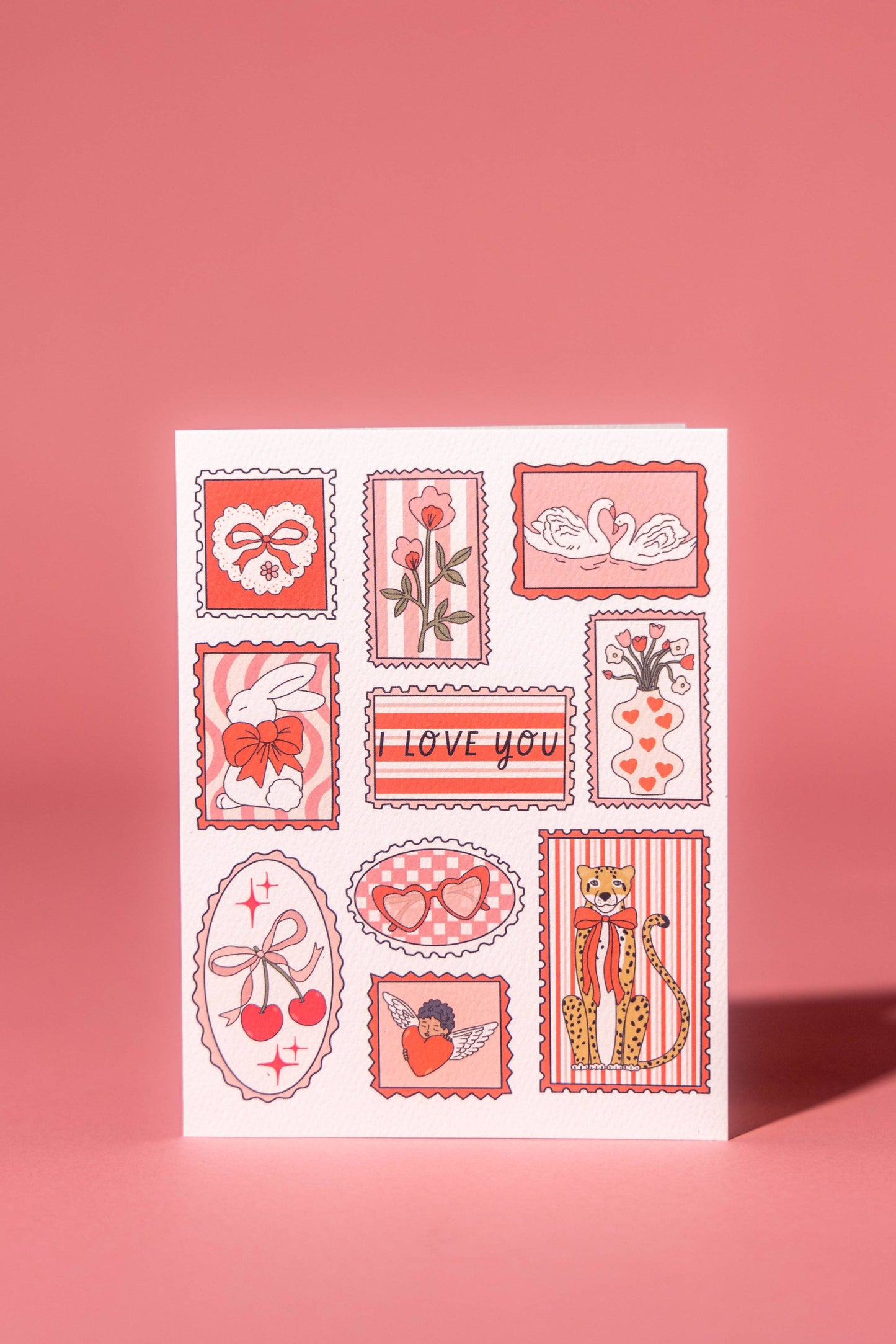 Valentines Stamps Card