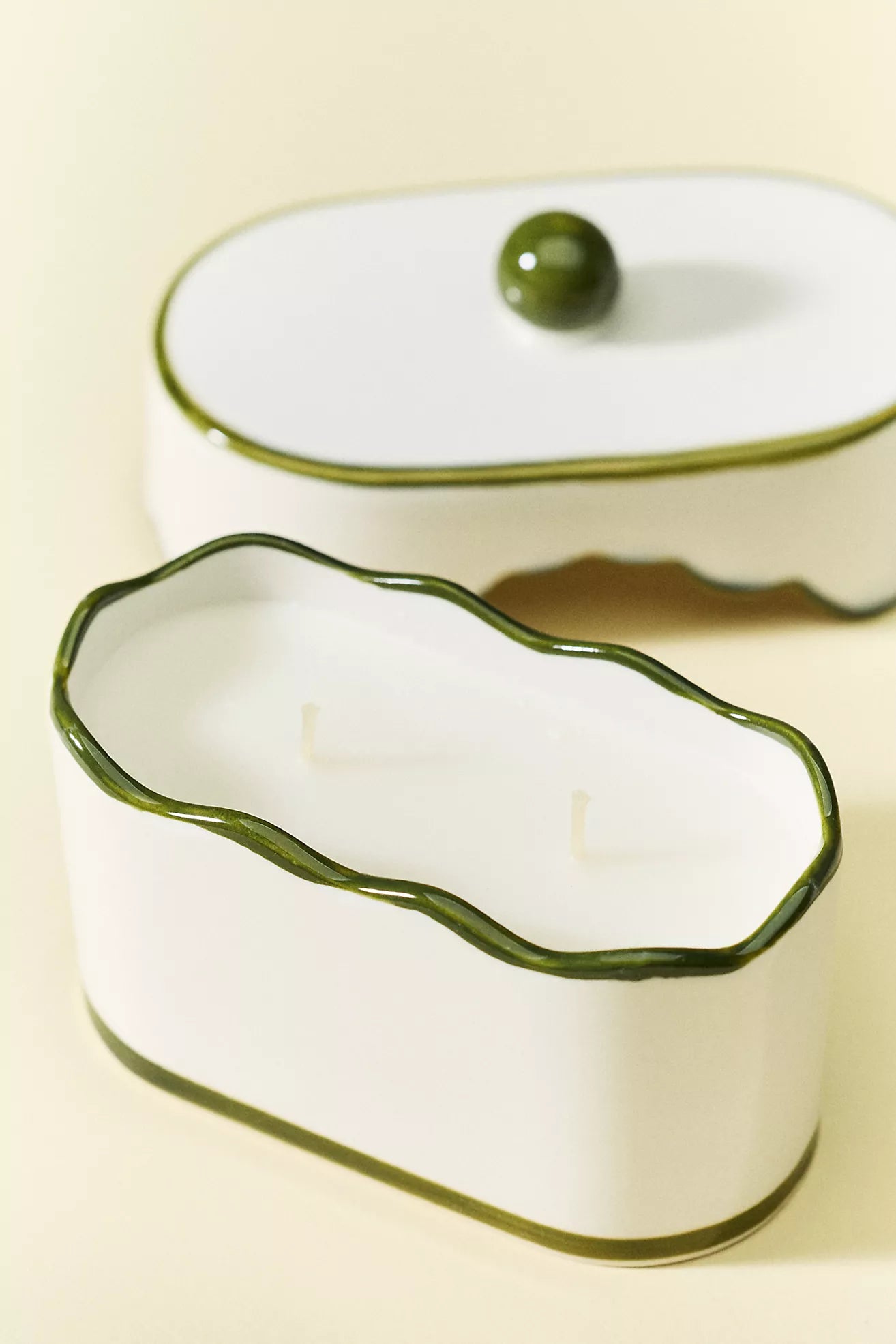 Cherie Ceramic Candle | Smoked Pistachio