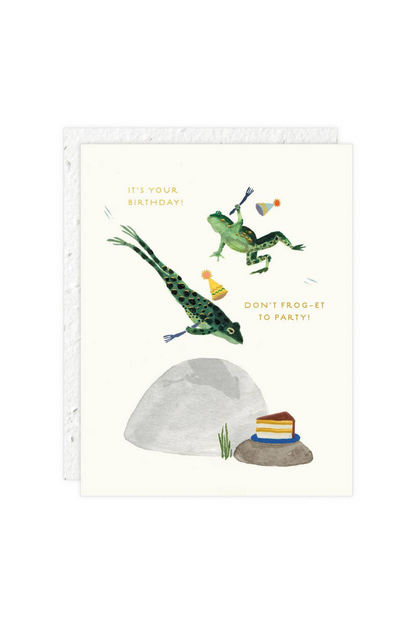 Party Frogs Card
