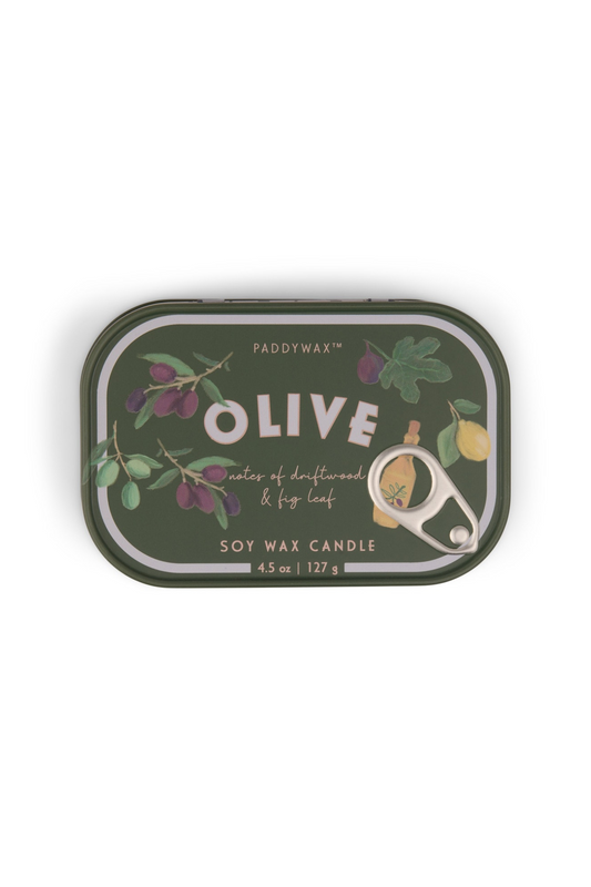 Bistro Candle Tin | Olive