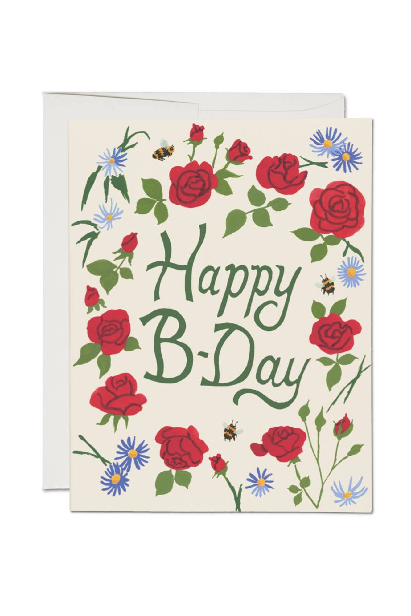 Blooming Roses B-Day Card