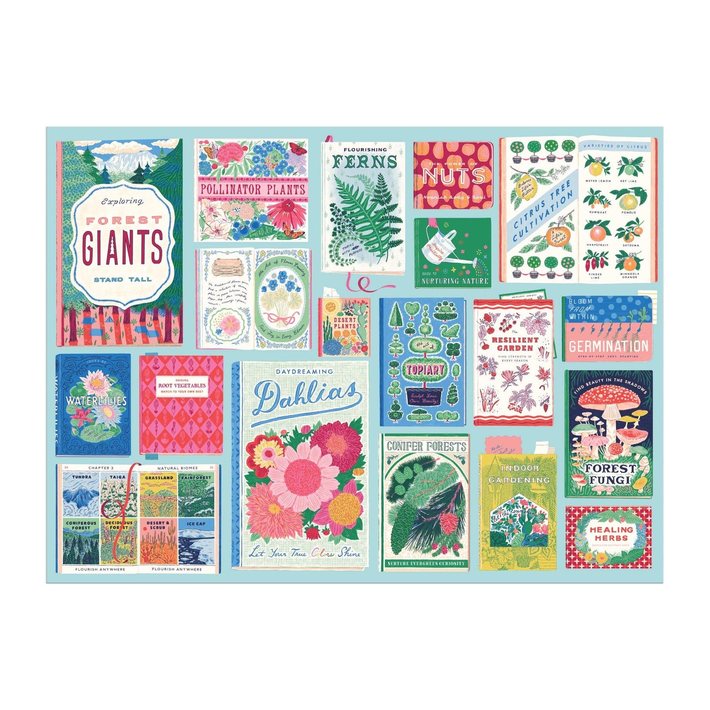 Ever Upward Botanist Bookshelf | 1000 Piece Puzzle