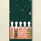 Wintry Village Printed Matchbook