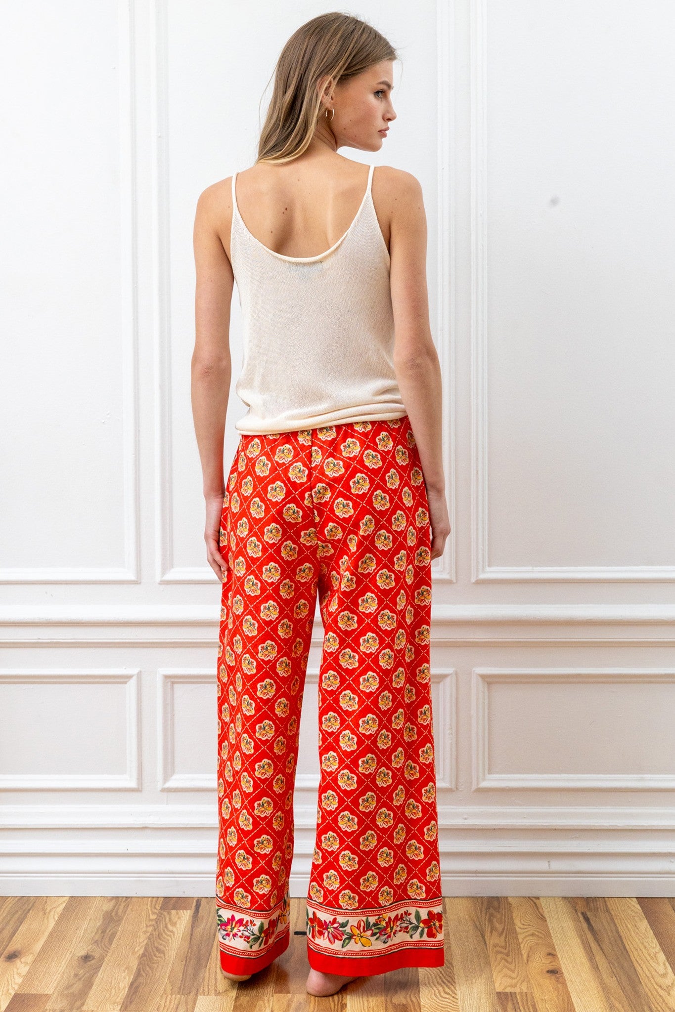 Havana Blooms Pull On Pants