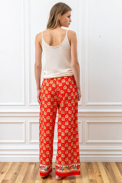 Havana Blooms Pull On Pants