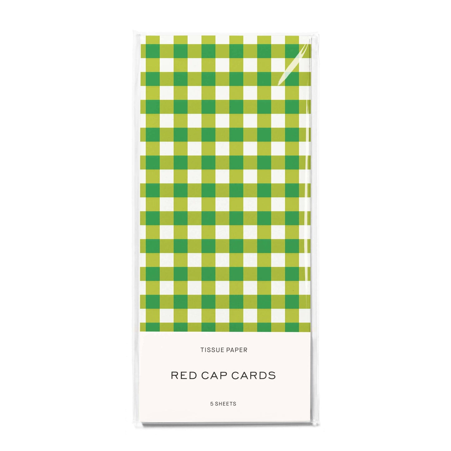 Tissue Paper Pack | Green Gingham