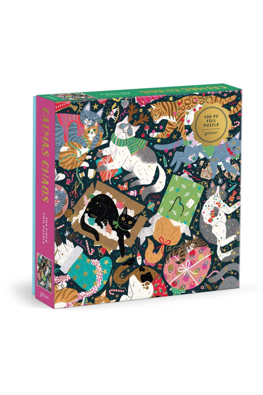 Catmas Chaos | 500 Piece Foil Puzzle