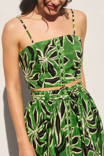 Palm Paradise Crop Top