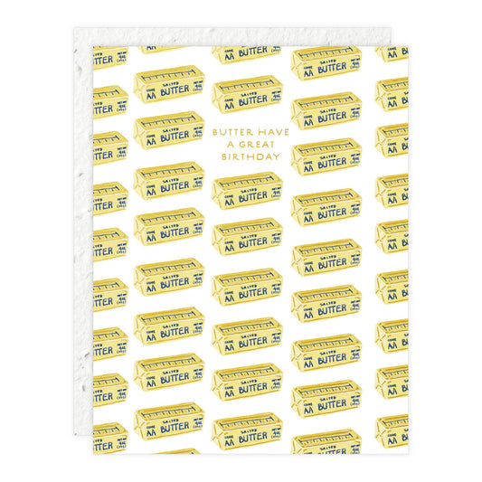 Butter Birthday Card