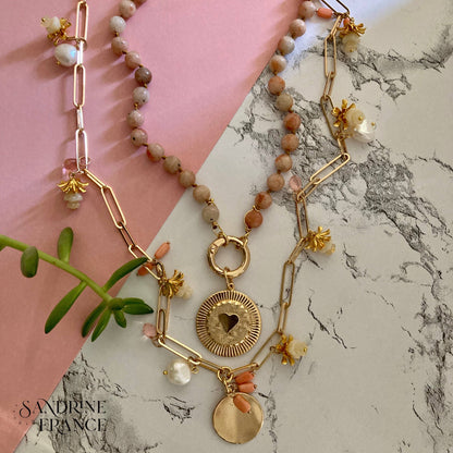 Valentina Necklace | Sunstone