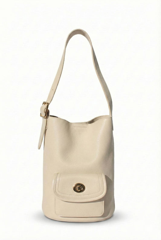 Brooke Bucket Tote | Ivory