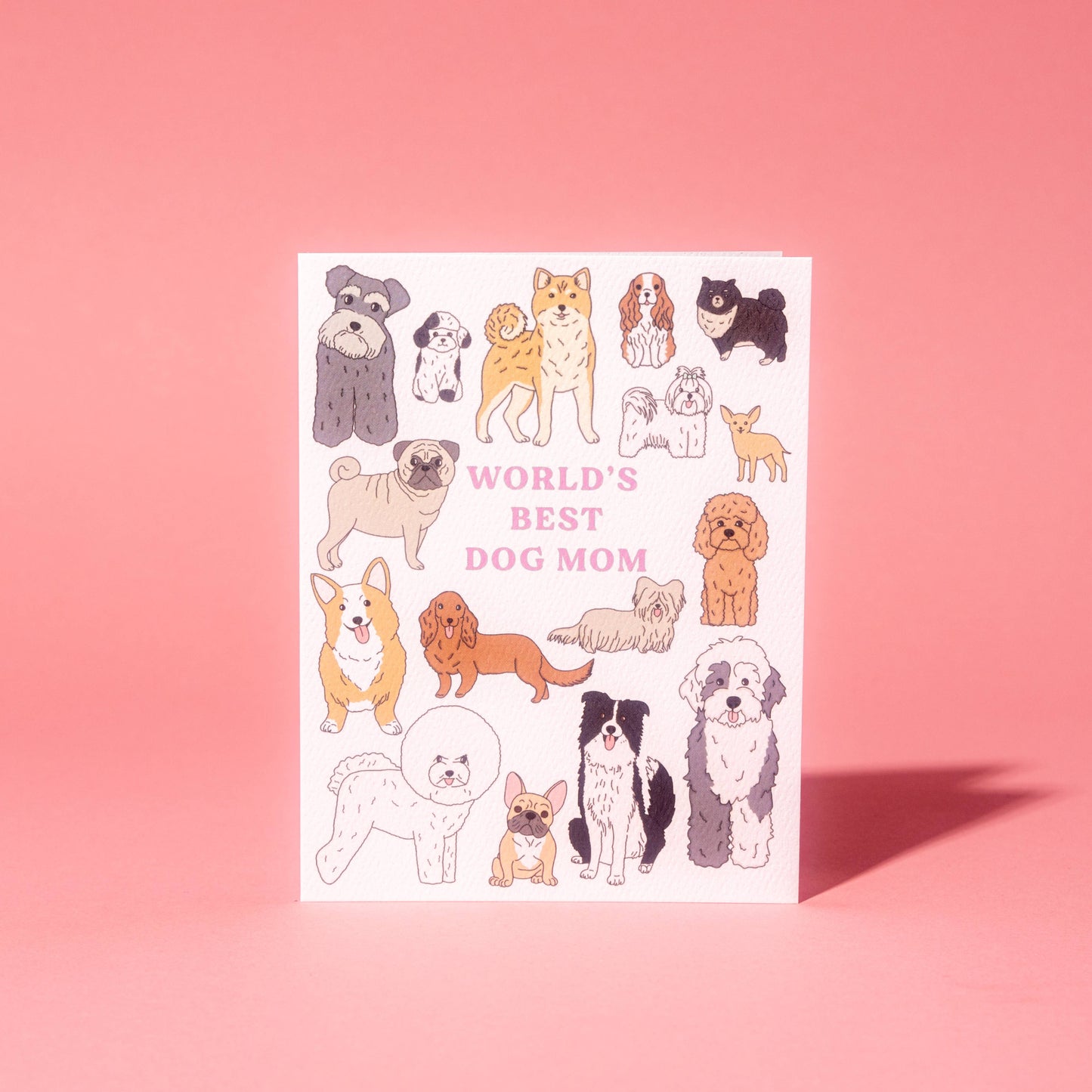 Best Dog Mom Card