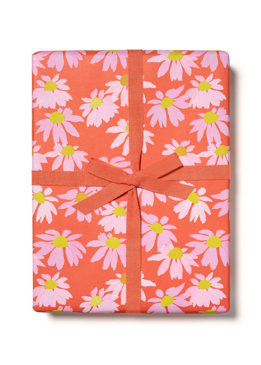 Coneflower Rolled Gift Wrap