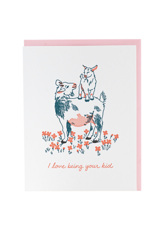 Goats Mother's Day Card