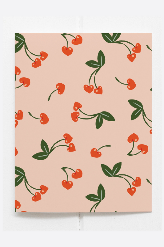 Cherry Hearts Card
