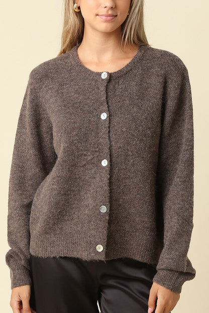 Rather Be Reading Cardigan | Ash Brown