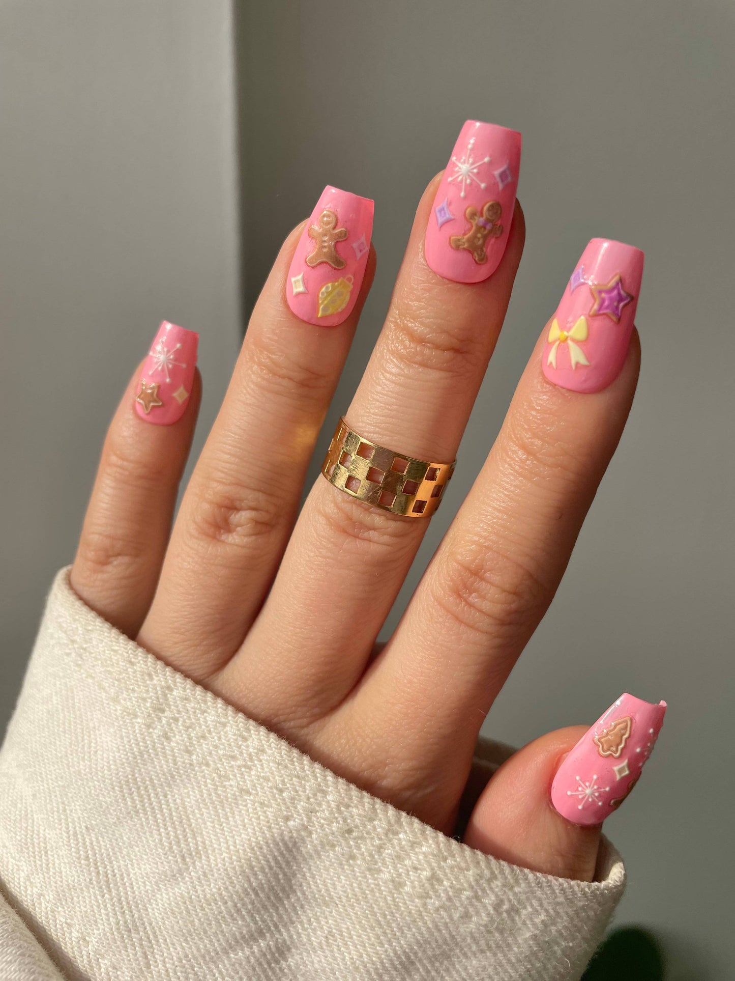 Nail Art Stickers | Gingerbread