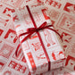 North Pole Post Double Sided Gift Wrap | Roll of 3 Sheets